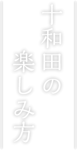 十和田の楽しみ方